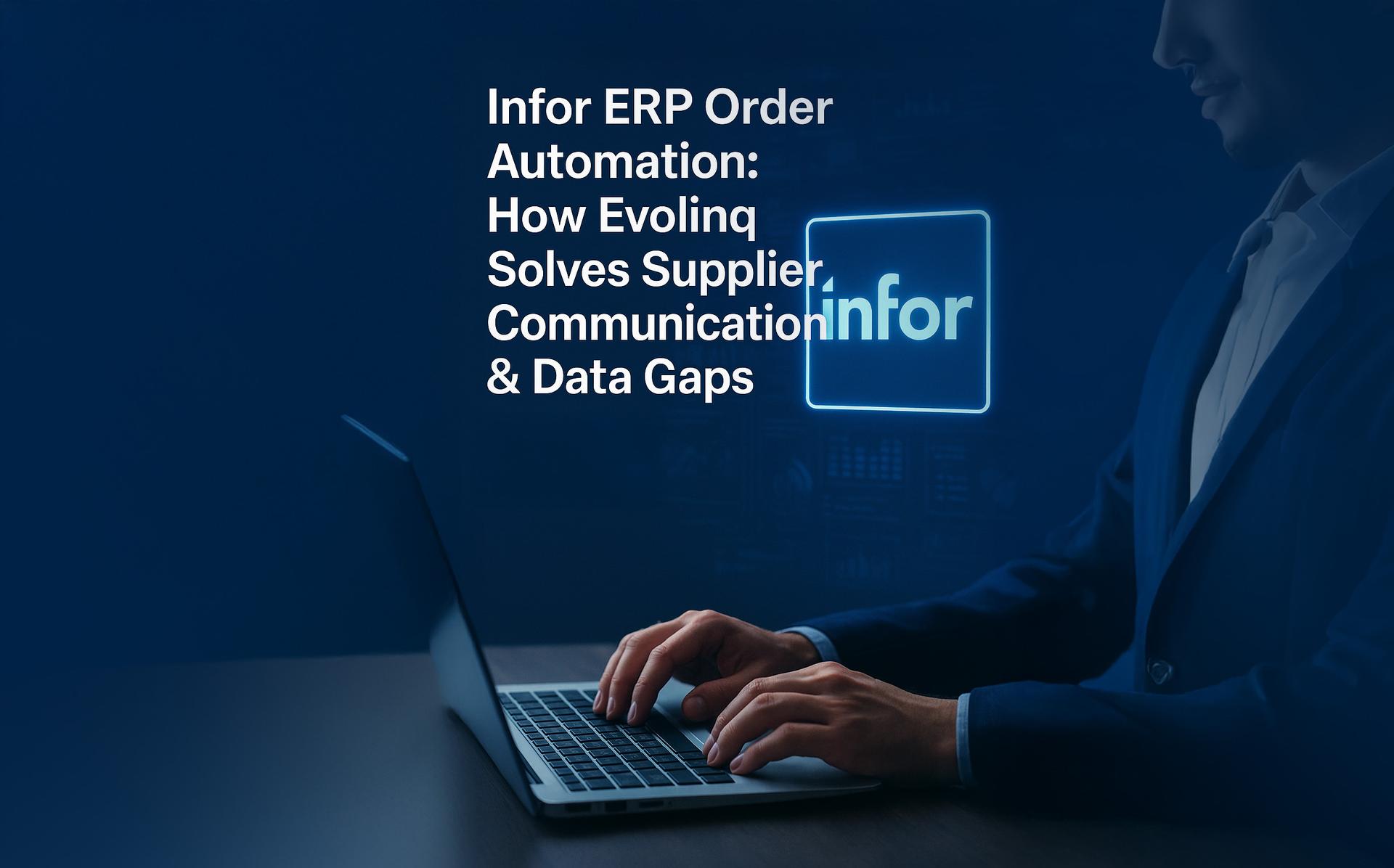 Infor ERP Order Automation: How Evolinq Solves Supplier Communication & Data Gaps