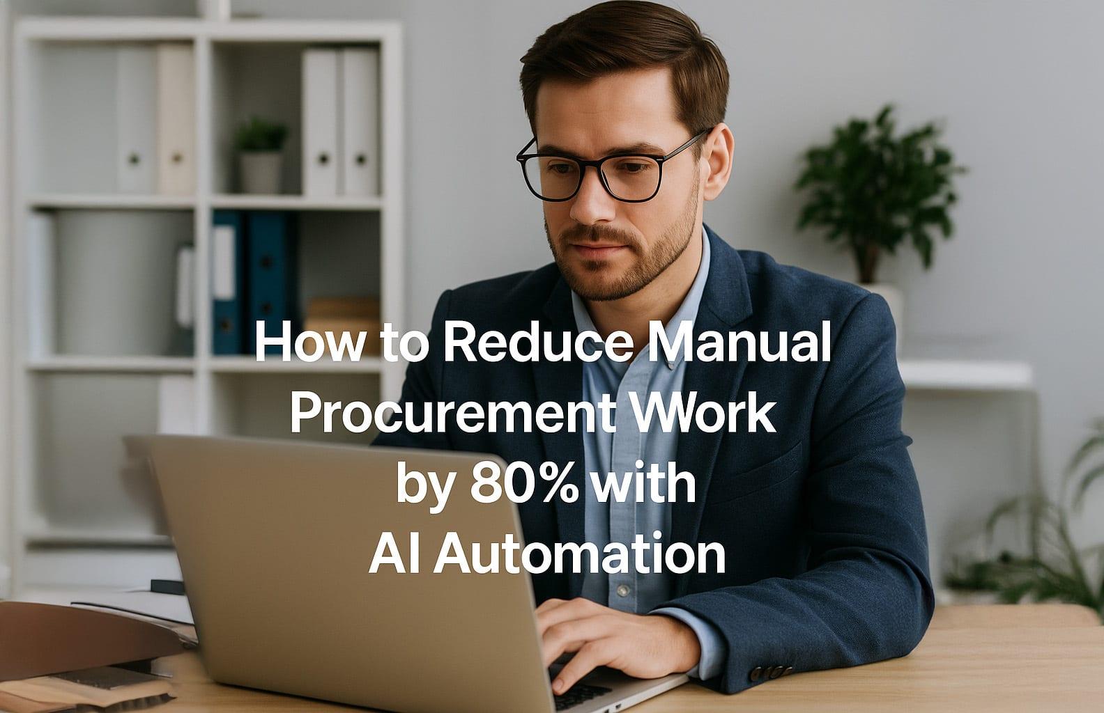 How to Reduce Manual Procurement Work by 80% with AI Procurement Automation